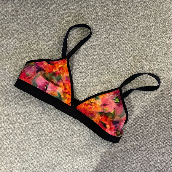 PARADE Bralette with flower print - Picture 1 of 3